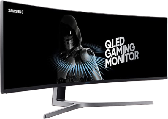 Samsung 49-Inch CHG90 144Hz Curved Gaming Monitor (LC49HG90DMNXZA) – Super Ultrawide Screen QLED